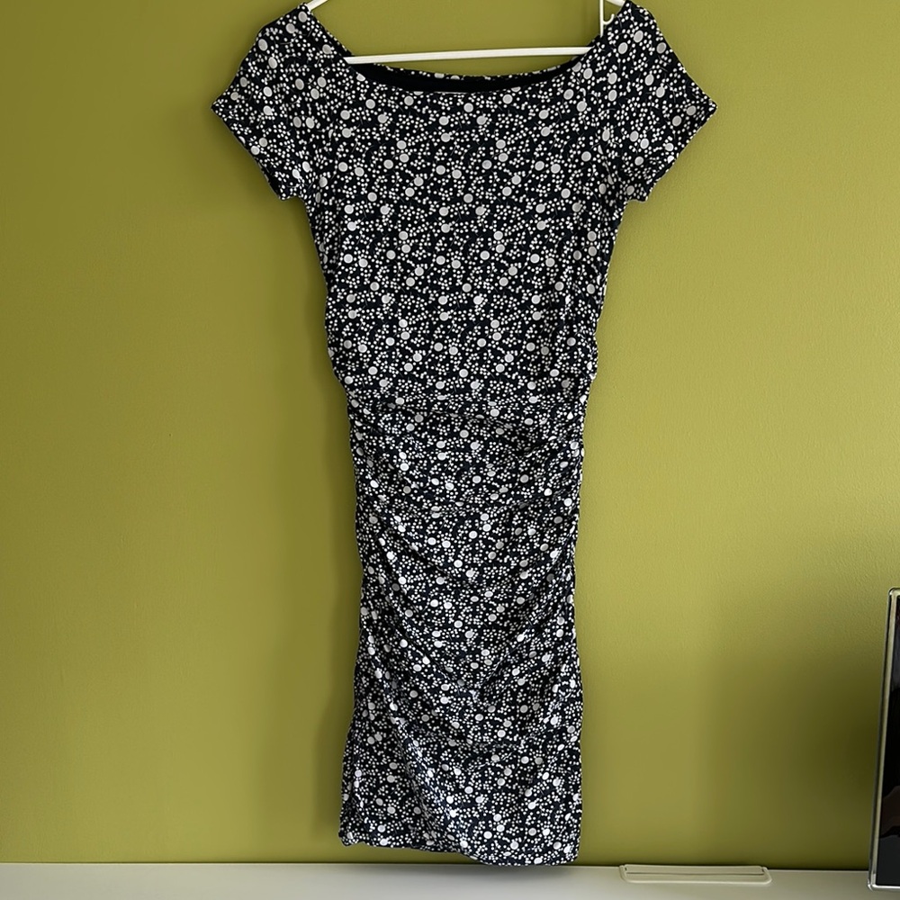 Boden Blue and White Dress